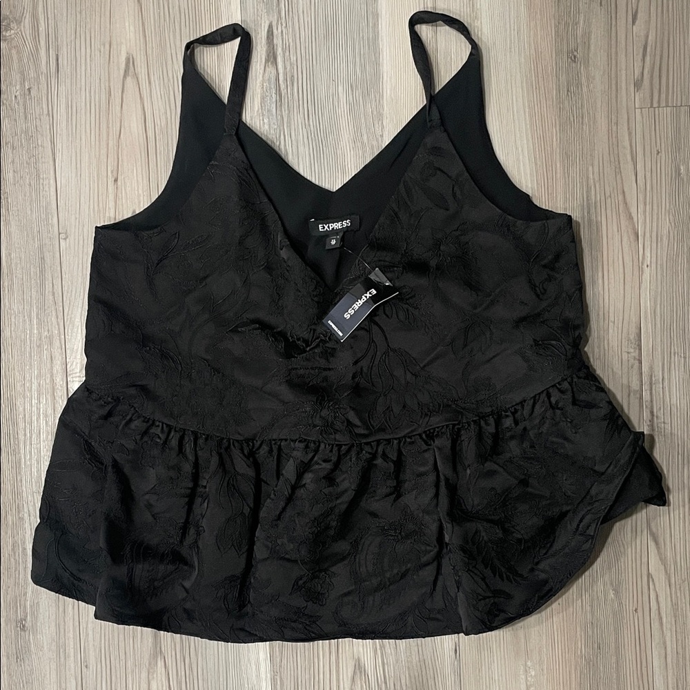 Express Elegant Black Camisole